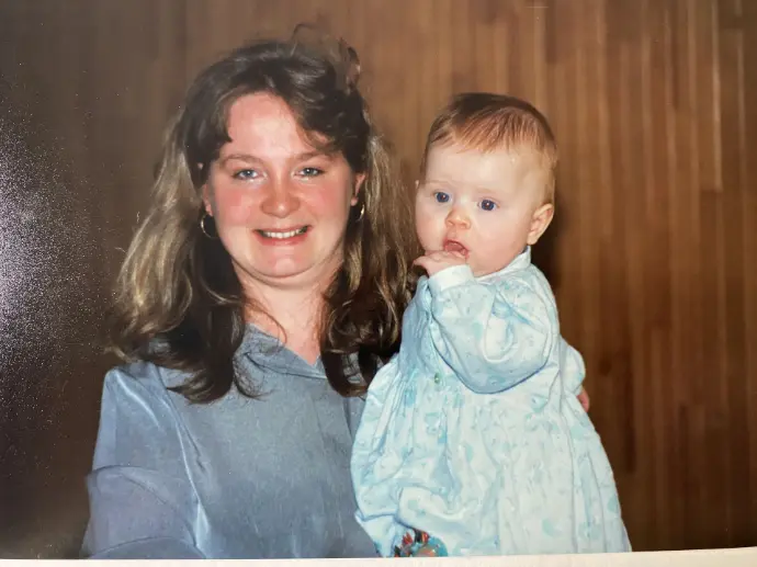 Photo de ma mère et moi
