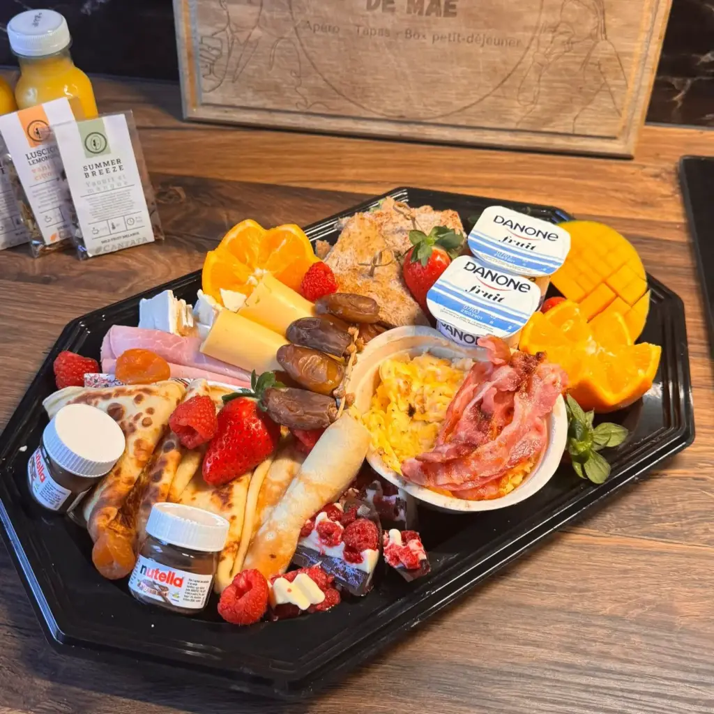 Plateau petit déjeuner