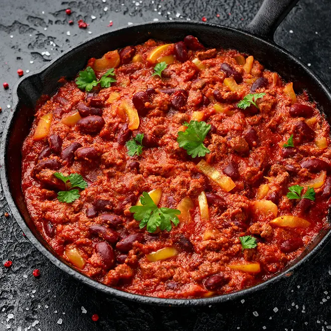 Chili con carne (avec riz)